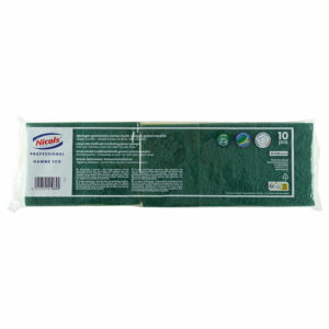 N511169-uvc.jpg TAMPON VERT SUR EPONGE VEGETALE TRICOUCHES X10 - NICOLS